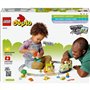 LEGO DUPLO Ma ville 10427 Le train d'aventures interactif - Jouets d'éveil des 2 ans