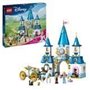 LEGO | Disney Princess 43275 Le château de Cendrillon et la caleche - Jeu de rôle 6 ans