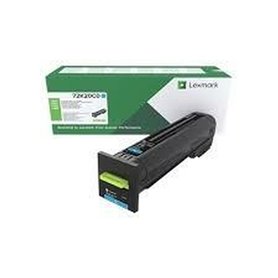 Toner Lexmark 72K20C0 Noir Cyan
