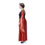 Déguisement pour Adultes 113916 Rouge Blue marine Reine Médiévale