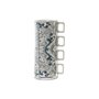 Ensemble de tasses à café Home ESPRIT Beige Gris Rose Lila Métal Bambou Dolomite 260 ml