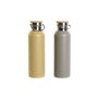 Bouteille Thermique Home ESPRIT Beige Gris 500 ml (2 Unités)