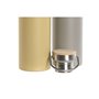 Bouteille Thermique Home ESPRIT Beige Gris 500 ml (2 Unités)