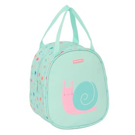 Sac glacière goûter Safta Escargot Turquoise 19 x 22 x 14 cm
