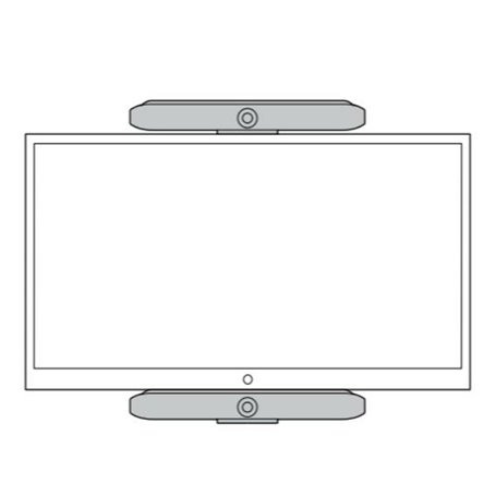 Support de Toit pour Projecteur Poly 875L2AA