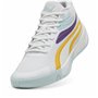 Chaussures de Basket-Ball pour Adultes Puma Court Pro Blanc Jaune