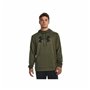 Sweat à capuche homme Under Armour Fleece Big Logo Olive