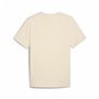 T-shirt à manches courtes homme Puma Ess Tape Minimal Gold Beige