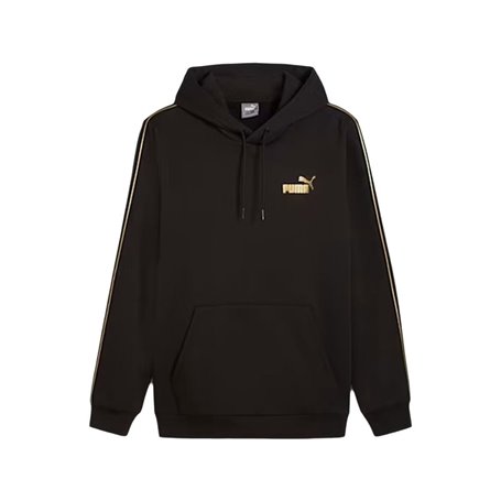 Sweat à capuche homme Puma Ess Tape Minimal Gold Fl Noir