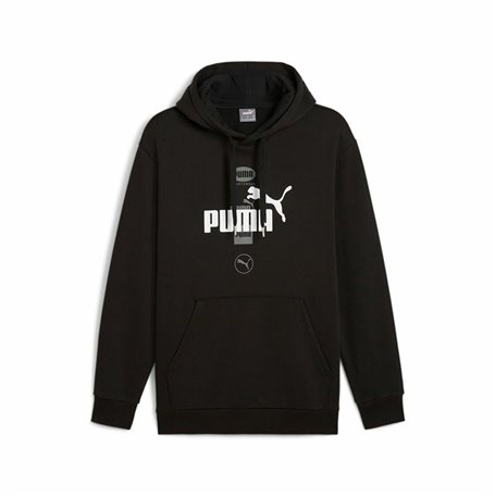 Sweat à capuche homme Puma Puma Power Graphic Noir