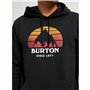 Sweat à capuche homme Burton Underhill Noir