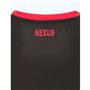 T-shirt à manches courtes femme Nexus CAMIGUIN Noir Rouge