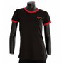 T-shirt à manches courtes femme Nexus CAMIGUIN Noir Rouge