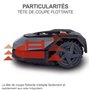 Robot tondeuse connecté 900m2 Scheppach RoboCut XXL900 avec station de recharge | Jusqu'a 900 m² | Capteur de pluie