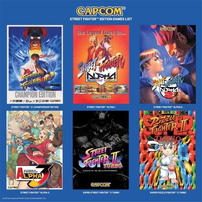Image secondaire de Console Rétrogaming - JUST FOR GAMES - Evercade Alpha Street Fighter Bartop Arcade