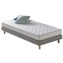 Matelas 90x200 cm HAHTUVA - Mousse - Ferme - 14 cm - 5 zones - DEKO DREAM