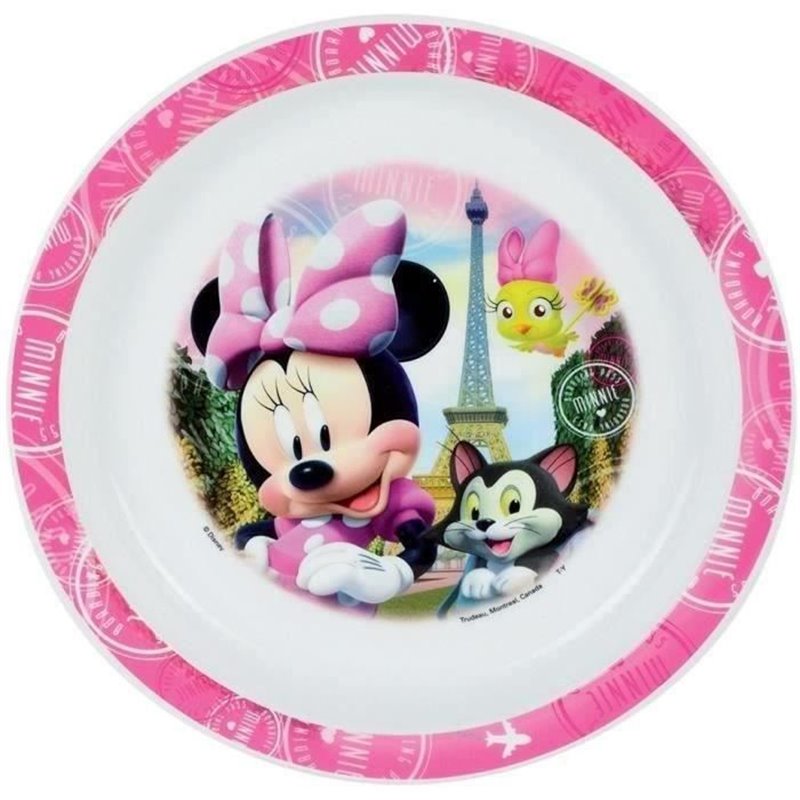 Image secondaire de Lot Vaisselle Disney Minnie - FUN HOUSE - 006377 - Verre, Assiette Creuse, Assiette Plate, Gourde, Boîte Goûter et Couverts
