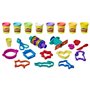 Play-Doh Super boîte a accessoires avec 8 Pots de pâte a modeler, Jeu éducatif pour enfants de 3 ans et plus