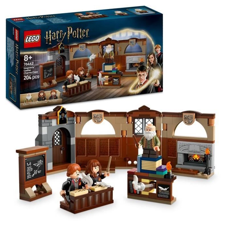 LEGO Harry Potter 76442 Le château de Poudlard : le cours de sortilèges - Jouet collector