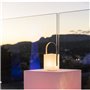 TIKY Lanterne sans fil poignée bambou - LED blanc chaud/multicolore dimmable - H27cm