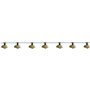 Guirlande lumineuse extérieur - LUMISKY - COTTAGE - 5.70 m - 10 globes transparents - LED blanc chaud
