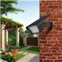 Lot de 2 spots solaires projecteur 2 en 1 a piquer ou a fixer - LUMISKY - CURTIS - H31.5 cm - LED blanc