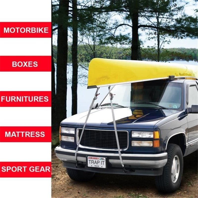 Image secondaire de Lot de 4 Sangles de tension - MASTER LOCK - 3062EURDAT - Doubles crochets en S - Fermeture cliquet - 4 1,80 m