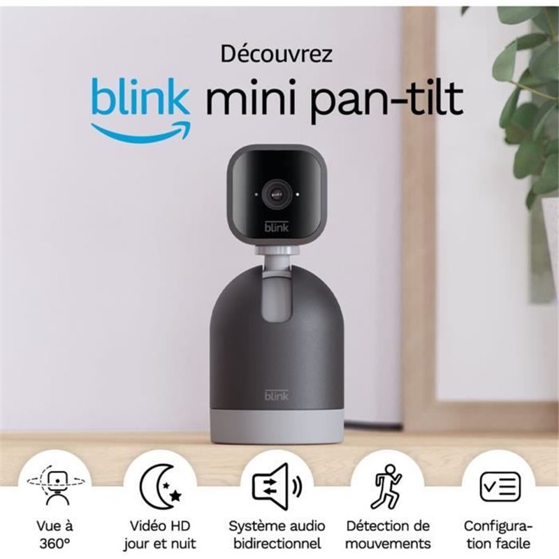 Image secondaire de Caméra mini Pan-Tilt - BLINK HOME SECURITY - Noir