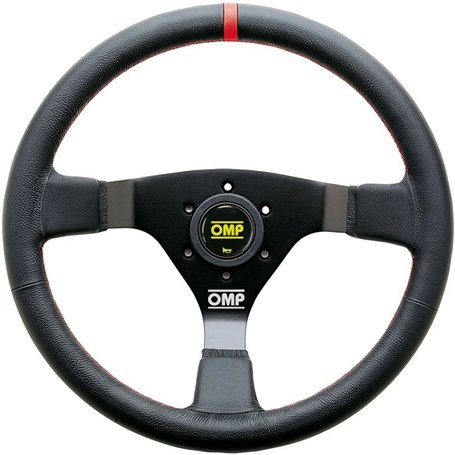 Volant Racing OMP OD/1980/NR Ø 35 cm Noir/Rouge Rouge/Noir