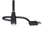 Câble USB Startech RLTCUB1MBK Noir 1 m
