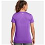 T-shirt à manches courtes femme Under Armour Tech SSv- Solid Pourpre