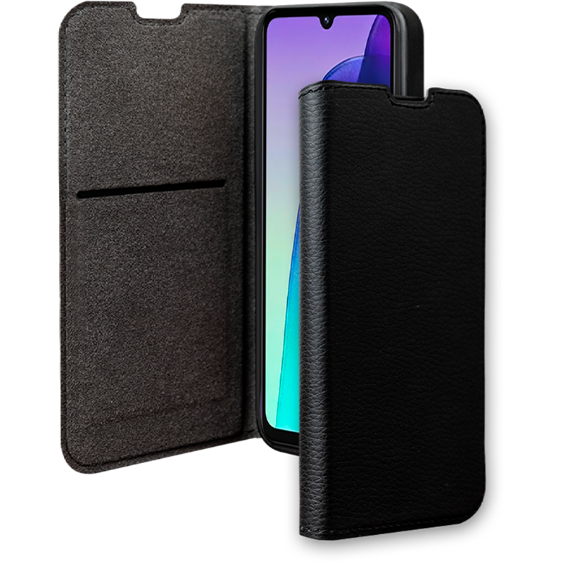 Folio Wallet Xiaomi Redmi 14C 4G Support vidéo Noir - 65% Plastique recyclé Certifié GRS Bigben