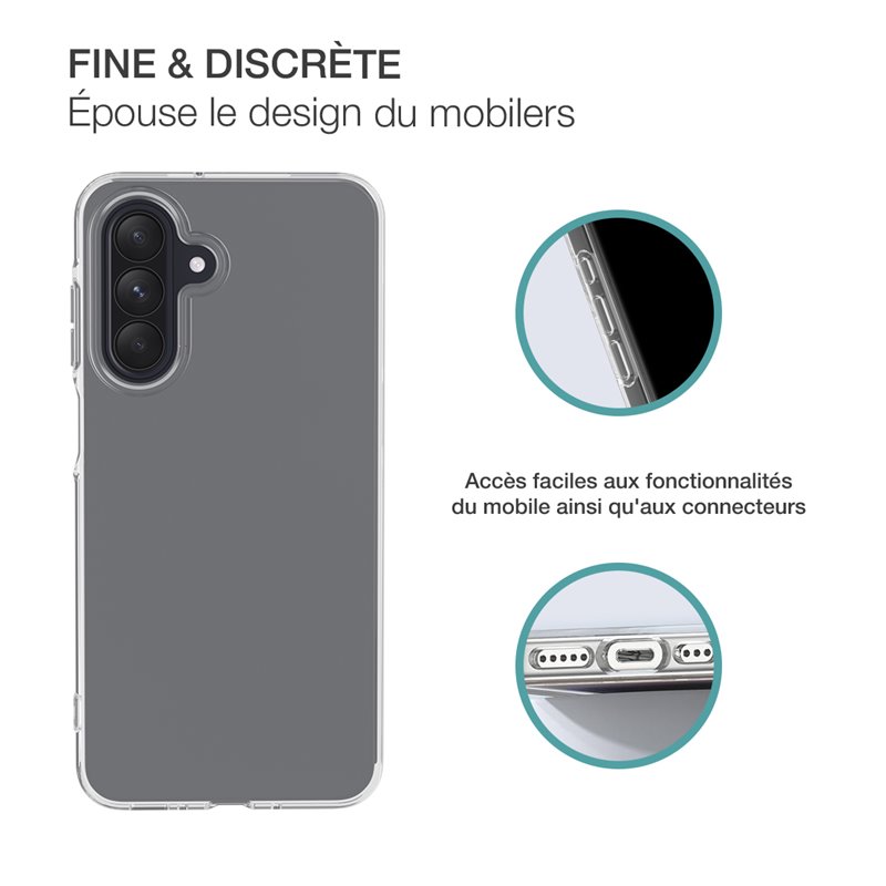 Image secondaire de Coque Samsung Galaxy A26 Souple Transparente Bigben