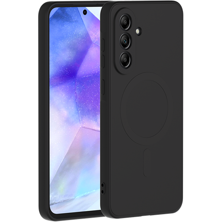 Coque Silicone Magnet Samsung Galaxy A56 5G Noire Bigben