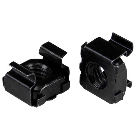 StarTech.com Paquet de 100 écrous cages M6 - Noir
