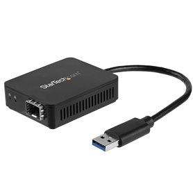 StarTech.com Convertisseur USB 3.0 vers Fibre Optique - Adaptateur compacte USB vers Open SFP - USB vers Adaptateur Réseau Gigab StarTech.com Convertisseur USB 3.0 vers Fibre Optique - Adaptateur compacte USB vers Open SFP - USB vers Adaptateur Réseau Gigab