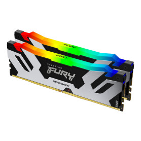 Kingston Technology FURY 96 Go 6000 MT/s DDR5 CL32 DIMM (Kits de 2) Renegade RGB XMP Kingston Technology FURY 96 Go 6000 MT/s DDR5 CL32 DIMM (Kits de 2) Renegade RGB XMP
