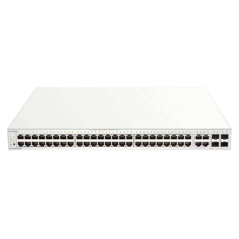 D-Link DBS-2000-52MP commutateur réseau Géré L2 Gigabit Ethernet (10/100/1000) Connexion Ethernet, supportant l'alimentation via