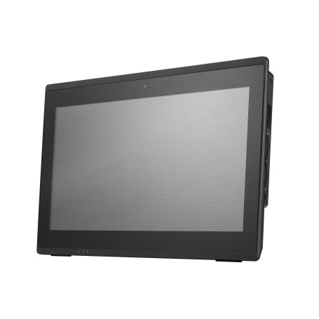 Shuttle All-In-One Barebone POS P520, Intel Celeron 5205U, 4GB, 120GB SSD, écran tactile multipoint 15,6", sans ventilateur, fon