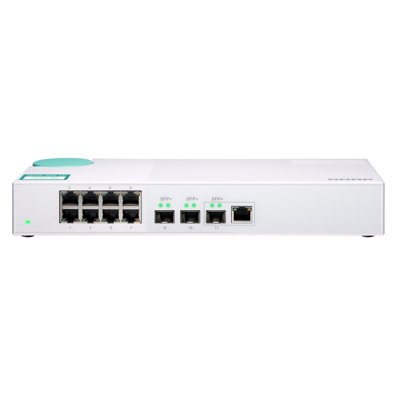 QNAP QSW-308-1C commutateur réseau Non-géré Gigabit Ethernet (10/100/1000) Blanc