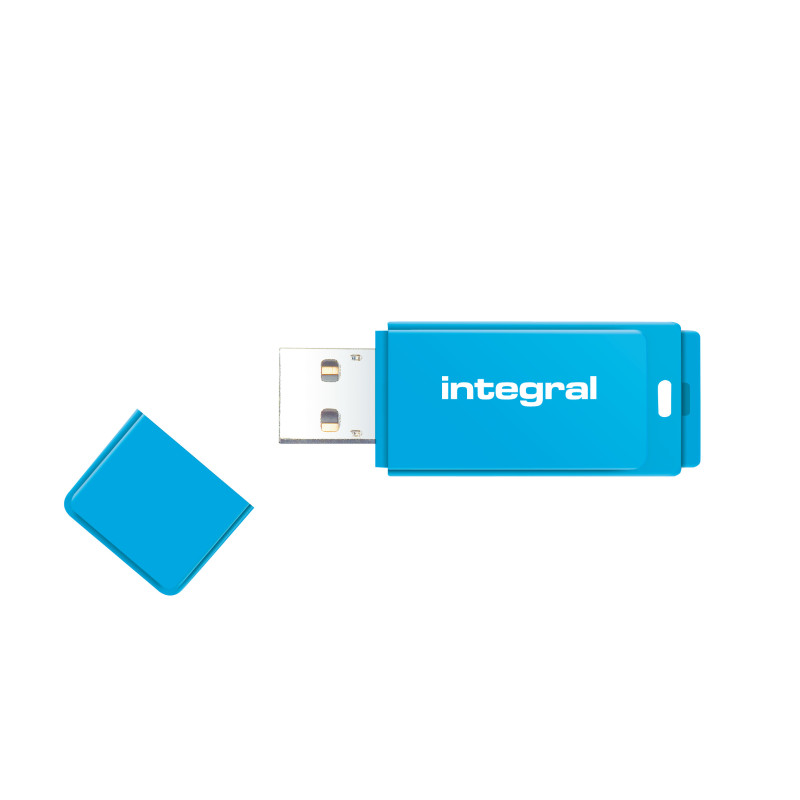 Integral 64GB USB2.0 DRIVE NEON BLUE lecteur USB flash 64 Go USB Type-A 2.0 Bleu