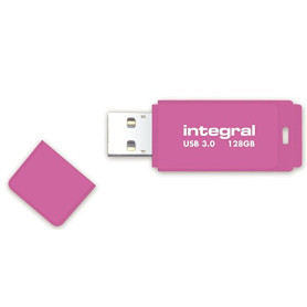 Integral NEON 3.0 lecteur USB flash 128 Go USB Type-A 3.2 Gen 1 (3.1 Gen 1) Rose