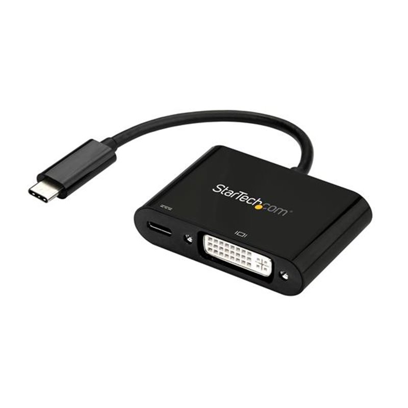 Image secondaire de StarTech.com Adaptateur USB-C vers DVI - Convertisseur d'Écran Vidéo 1080p USB Type-C vers DVI-D Single Link avec Chargement - 6