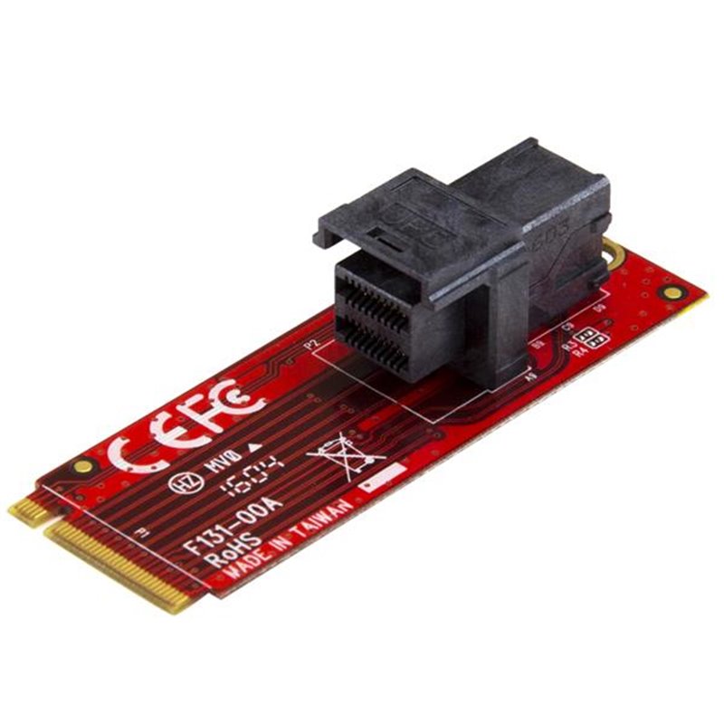 Image secondaire de StarTech.com Adaptateur U.2 vers M.2 PCIe pour SSD U.2 NVMe - SFF-8639 - PCI Express 3.0 x4
