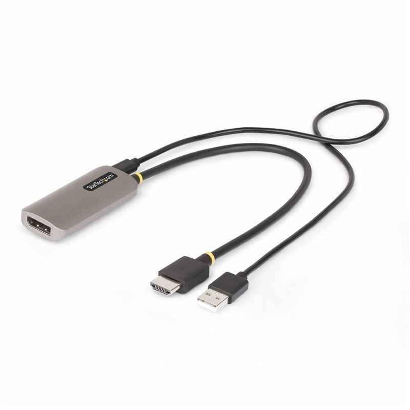 Image secondaire de StarTech.com Câble Adaptateur HDMI vers DisplayPort de 30cm, 8K 60Hz, Convertisseur Vidéo Actif HDMI 2.1 vers DP 1.4, Câble HDMI