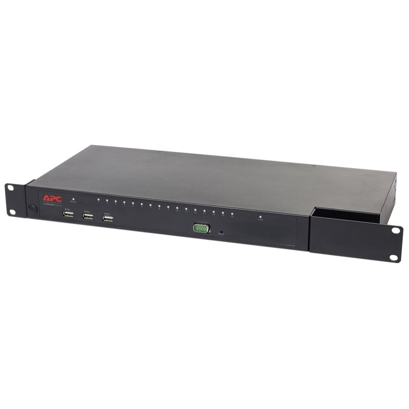 Image secondaire de APC KVM1116R commutateur écran, clavier et souris Grille de montage Noir
