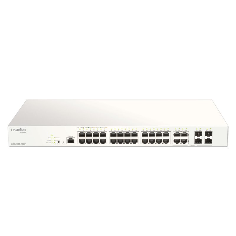 Image secondaire de D-Link DBS-2000-28MP commutateur réseau Géré L2 Gigabit Ethernet (10/100/1000) Gris
