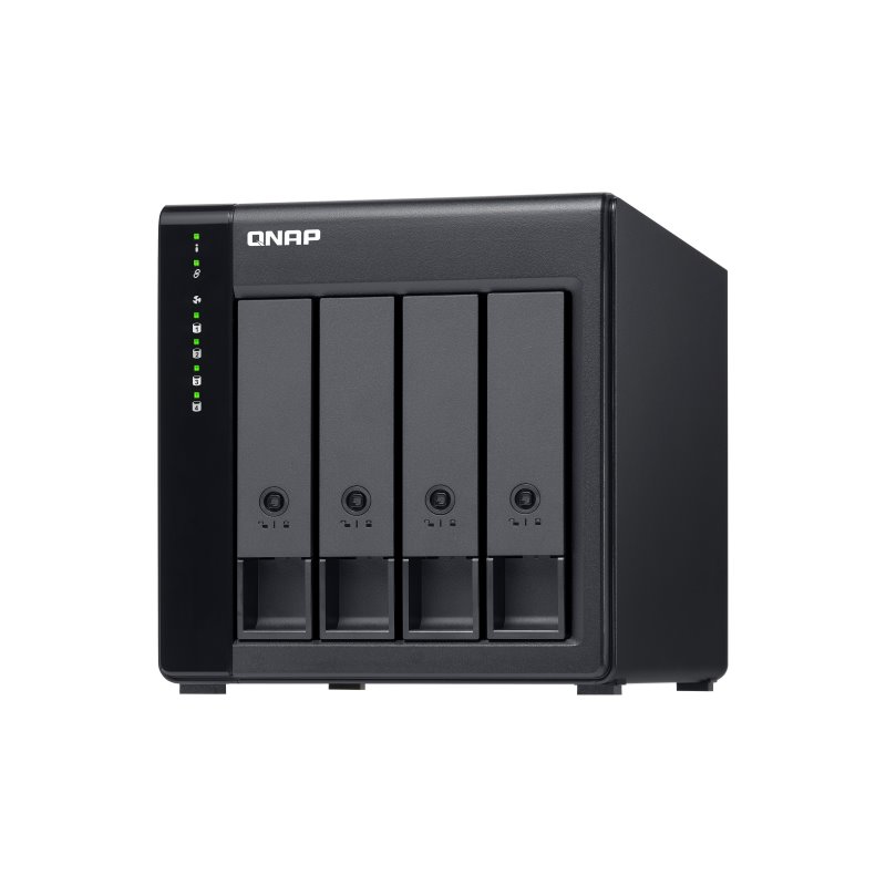 Image secondaire de QNAP TL-D400S Boîtier de disques de stockage Boîtier disque dur/SSD Noir, Gris 2.5/3.5