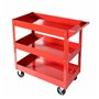 Servante d'atelier 3 plateaux sur roues - DOMAC - Rouge