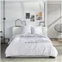 Parure de lit - TODAY - JAVA - 2 personnes - 240x220 cm - Coton - Imprimé Paris - Blanc
